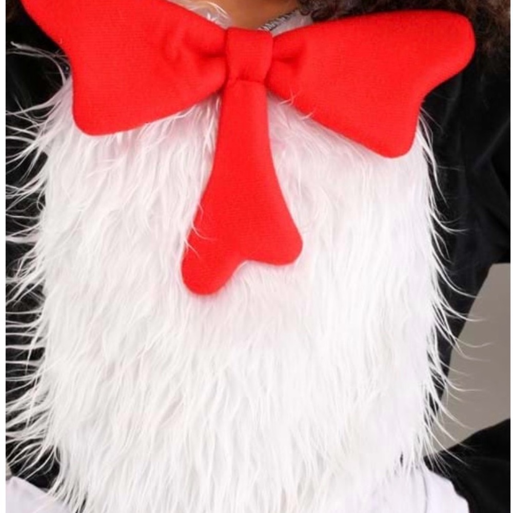 Dr. Seuss Cat in the Hat Costume - Black, White, and Red **new, worn only once** - Picture 6 of 9